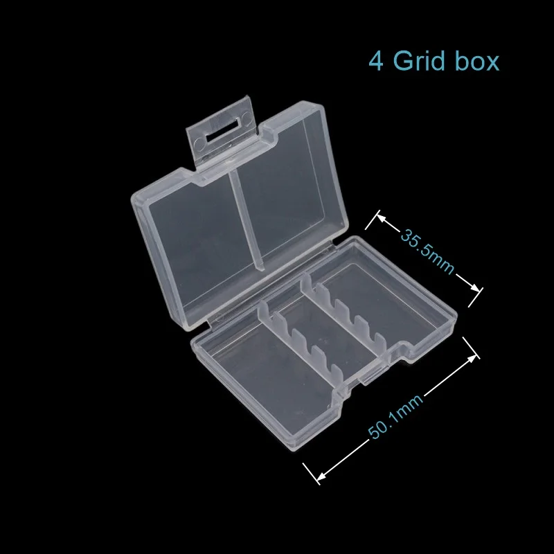 Easy Nail 4 Slots Storage Box For Nail Drill Bit Files Holder Container Case Display Organizer Acrylic Manicure Tool