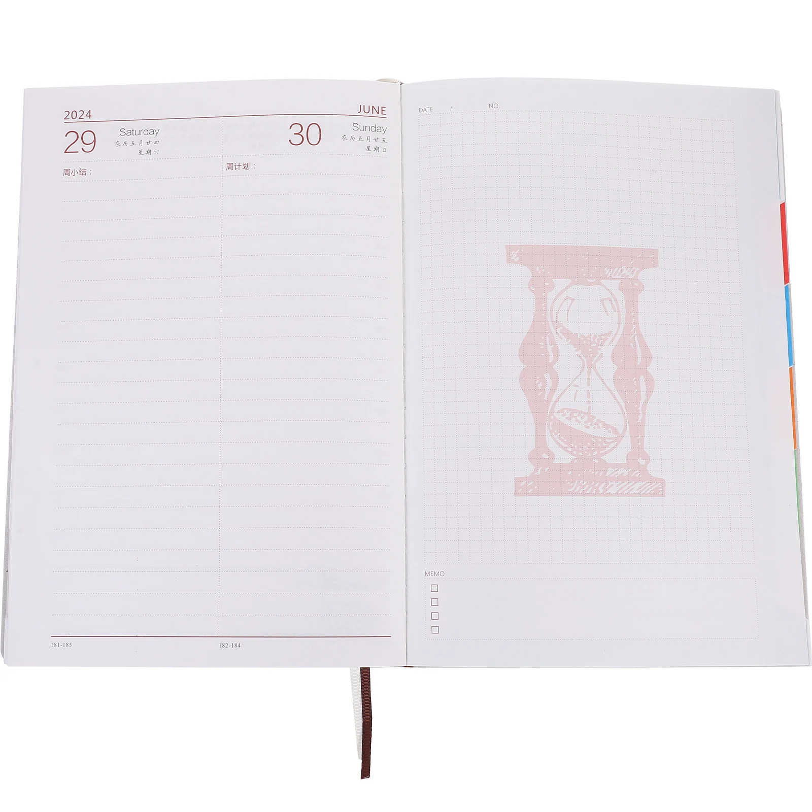 

2024 Daily Planner Diary Notebooks Schedule Organizer Work Study Life Teacher Plan Book Appointment Calendar Note Pads