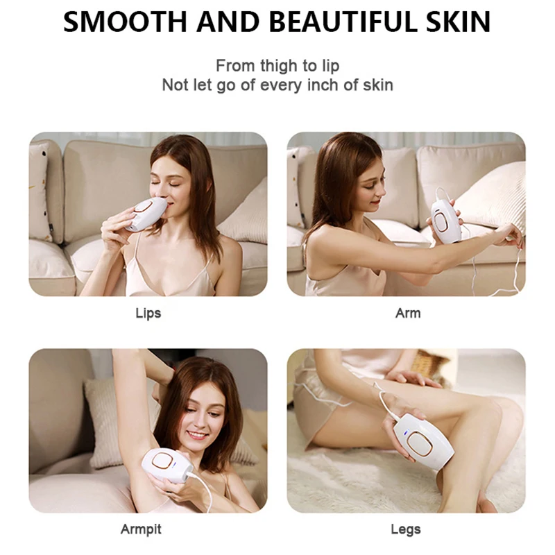 Ipl Hair Removal Laser Epilator 999900 Fast Flash Hair Remover Painless Permanent Photoepilator Whole Body Treament For Women image 5
