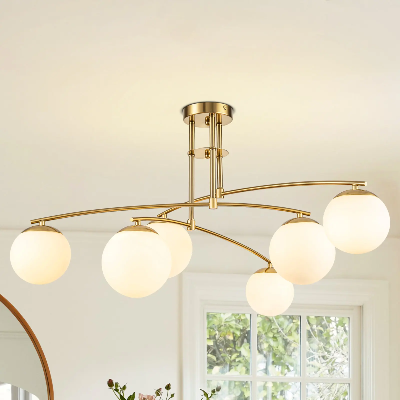 Luxury Modern Chandelier 2026 Murano Glass Ring Pendant lamp Dimmable Black Ceiling Light Luster for Living Room Hotel Villa