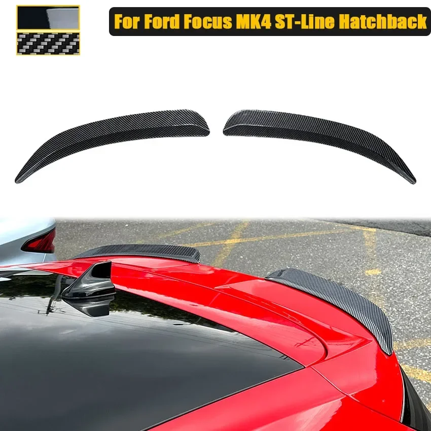 

Rear Extension For Ford Focus MK4 ST-Line Hatchback 2019 2020 2021 2022 Top Spoiler Roof Small Tail Wing Car Accessories