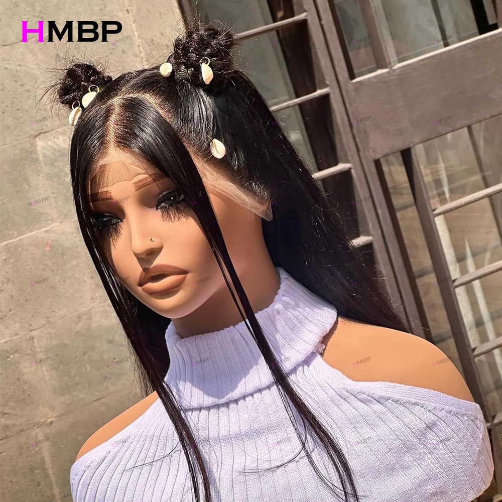 

HD Transparent Lace Front Human Hair Wigs Straight 360/13x6 HD Frontal Lace Human Hair Wigs Pre Plucked Baby Hair For Women HMBP