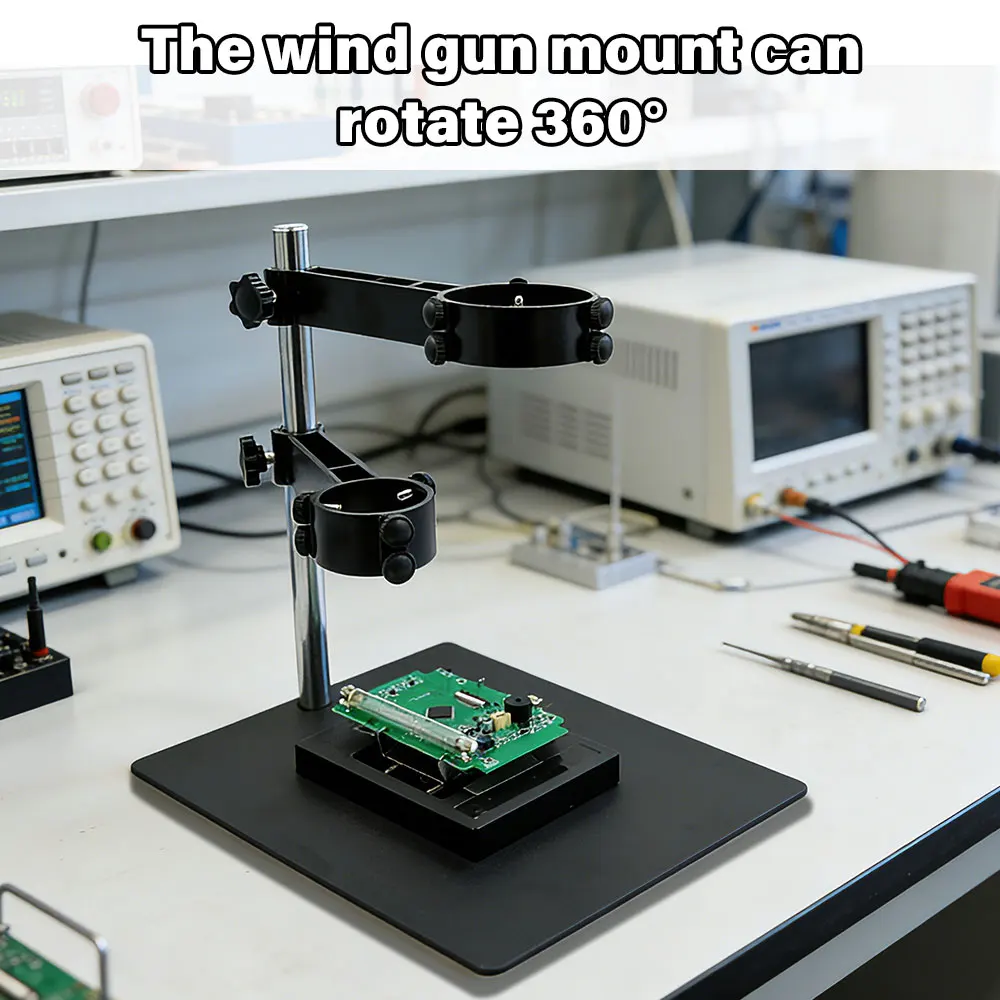 Accurate Hot Air Hand-Piece Gun Holder Suitable for the Desktop Hand Held Heat Gun Solder the Circuit Board Bracket