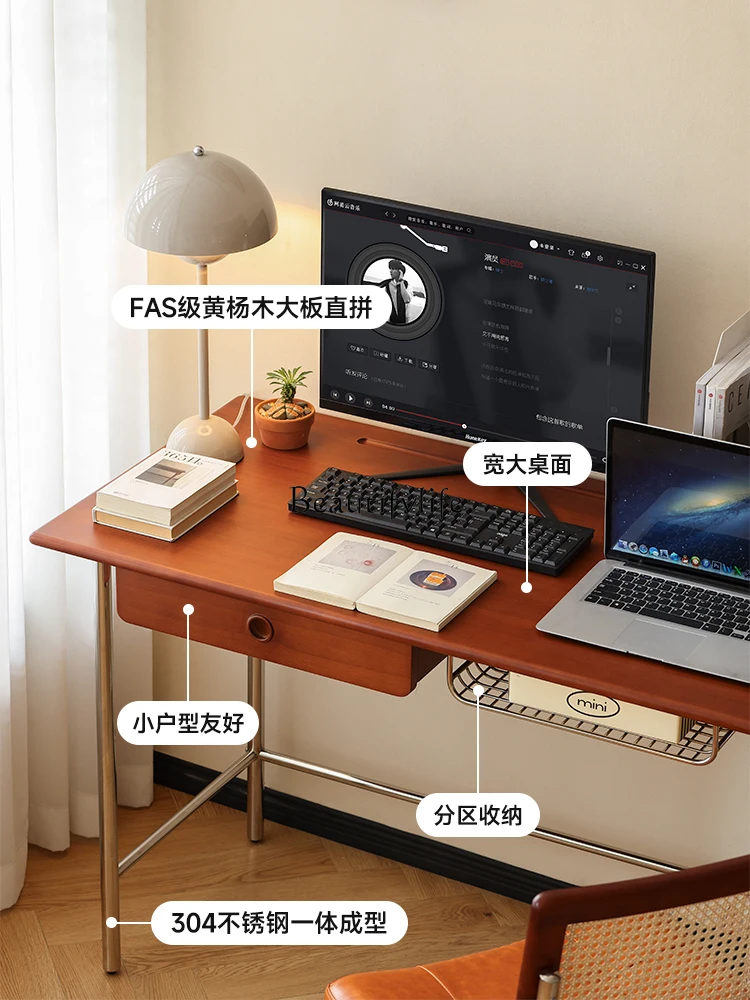 Escritorio medieval escritorio de escritura oficina simple apartamento pequeño