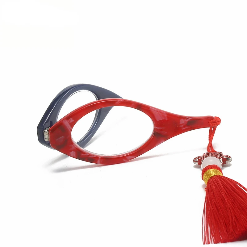 Handheld Foldable Reading Glasses Hanging Neck Presbyopia Readers For Women Men +1.0 1.5 2.0 2.5 3.0 3.5 4.0