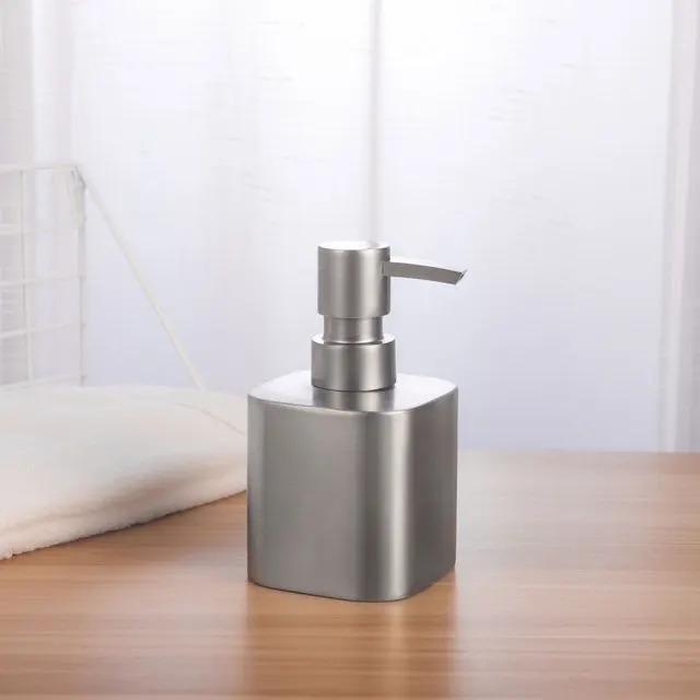 Nordic Soap Dispenser Stainless Steel Home Shampoo Shower Gel Bottles Wristband Bathroom Accessories Liquid Container