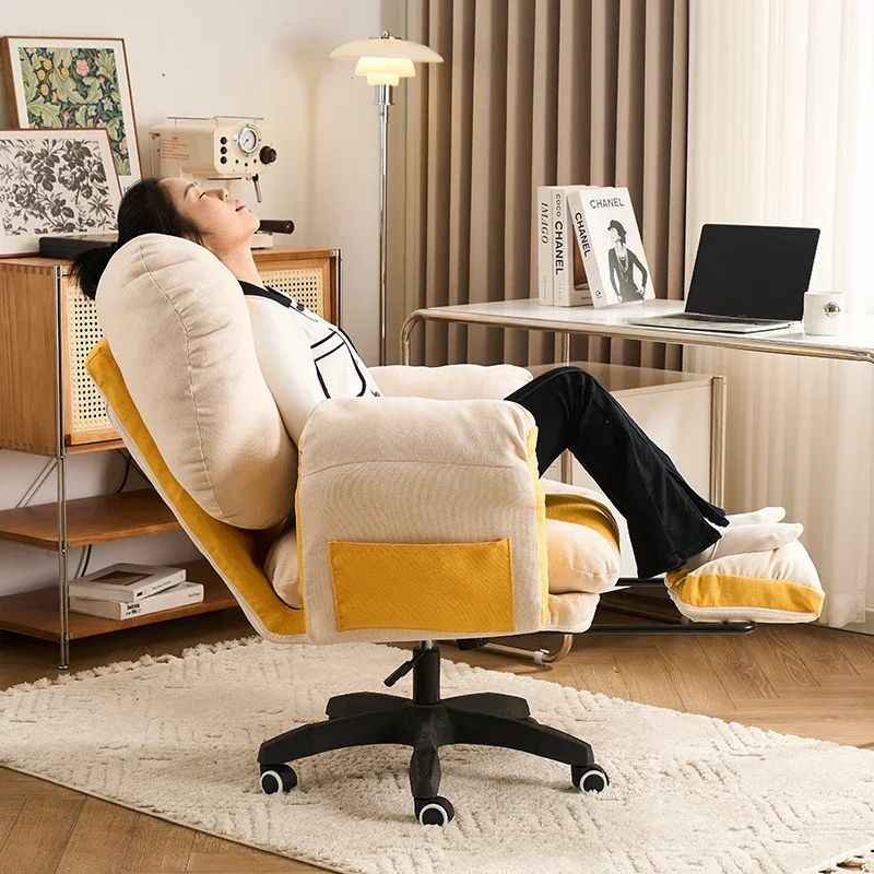 Comfortable And Sedentary Esports Sofa Girls, Bedroom Computer Sleeping, Office , Study Chair,