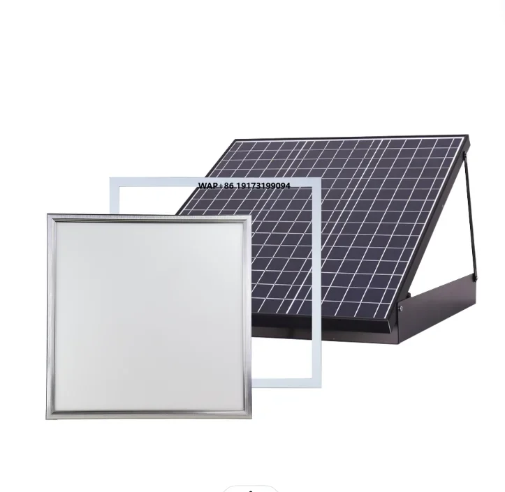 Office 60W High Quality Factory Direct Battery Solar Power LED Skylight Indoor Panel Lighting