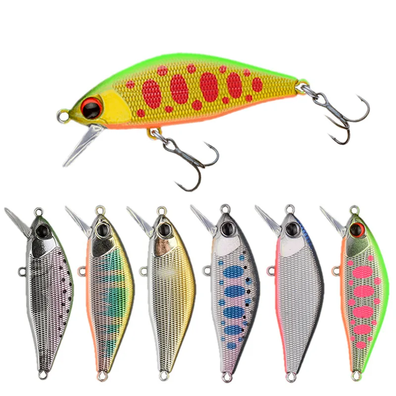 

NEW Japanese Design PescaWobbling Fishing Lure SinkingMinnow 45mm/4g Lsca Artificial Baits for Bass Simulation PerchPike Trout