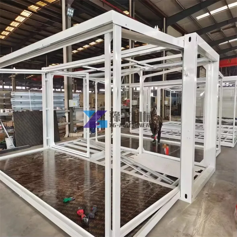 Fast Build Expandable Container House 20ft & 40ft Modular Folding Steel Design for Camping Small Home Office Tiny Prefab House