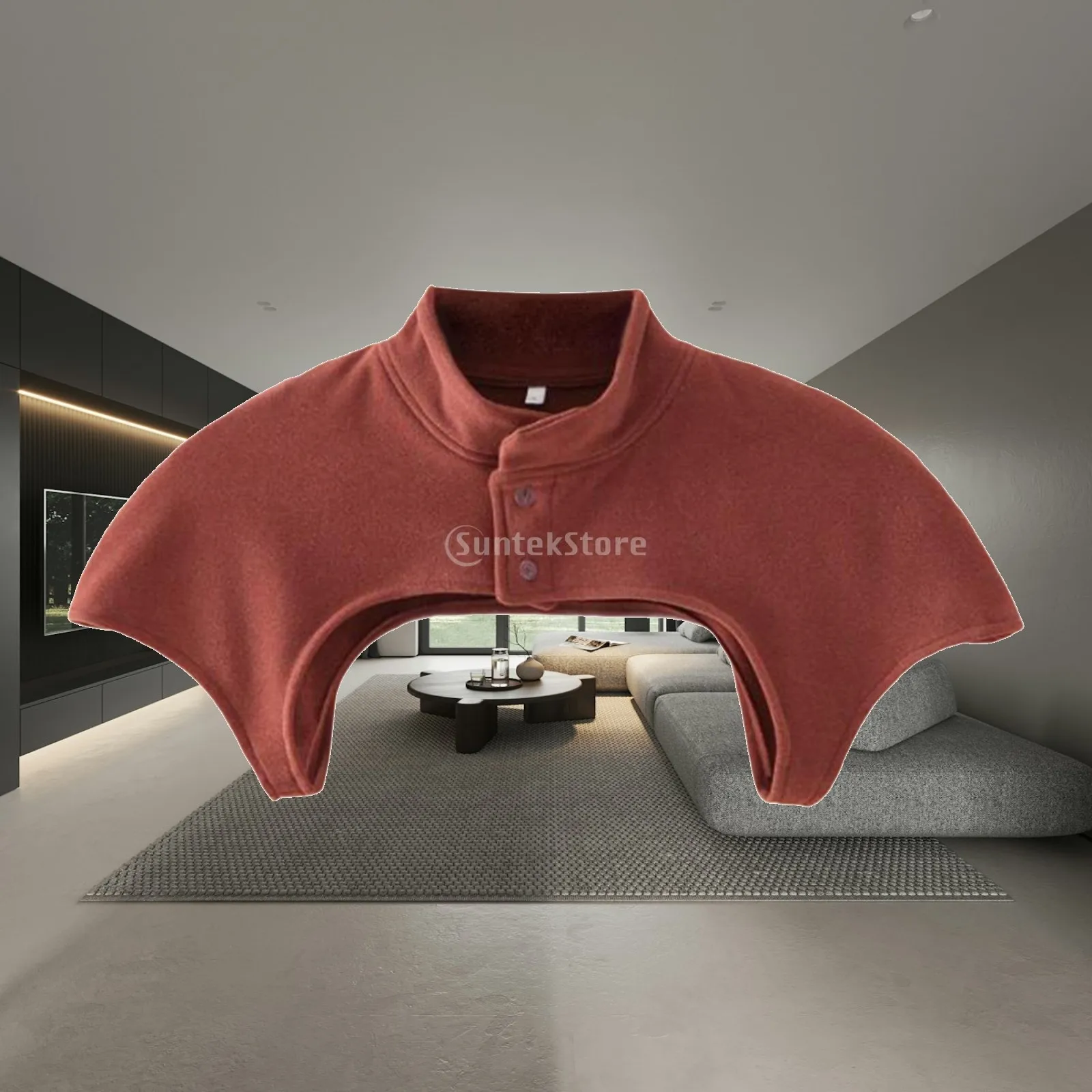 Shoulder Shawl Versatile Warm Shoulder Pad Wrap for Hiking Indoor Camping