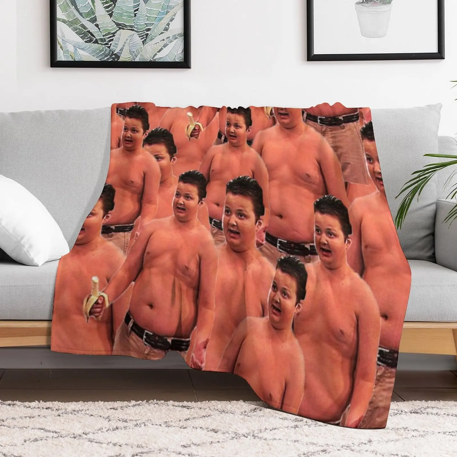 

Gibby from iCarly Throw Blanket Blankets Sofas Of Decoration for winter Beautifuls Blankets Designers Thins Blankets