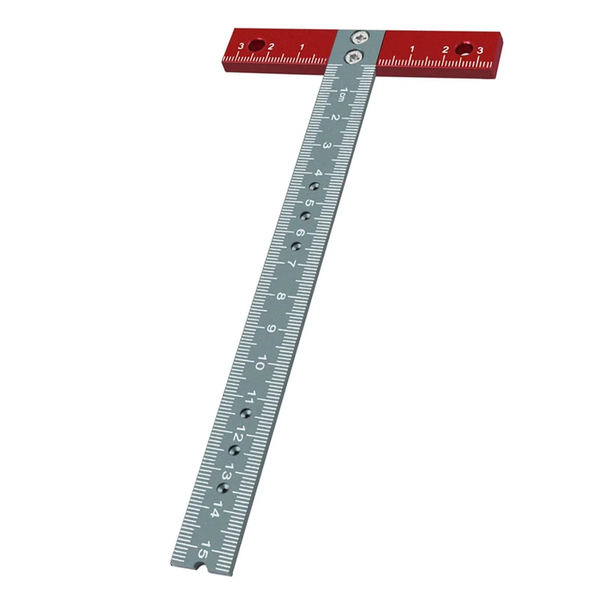 MALL Woodworking Square Ruler Aluminium Alloy Metal Woodworking Drawing Crafting Drafting Tool with Scale