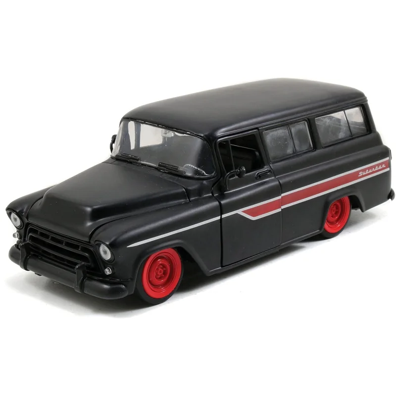1:24 1957 Chevy Suburban High Simulation Diecast Car Metal Alloy Model Car Chevrolet Toys For Children Gift Collection
