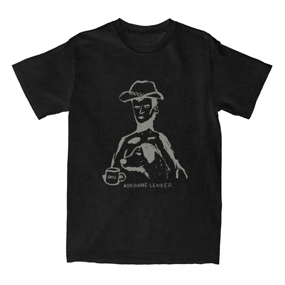 أدريان أوسو الكرتون تي شيرت مطبوع المغني أدريان لينكر تي شيرت 2025 القطن الصيف جودة عالية القطن الخالص تي شيرت