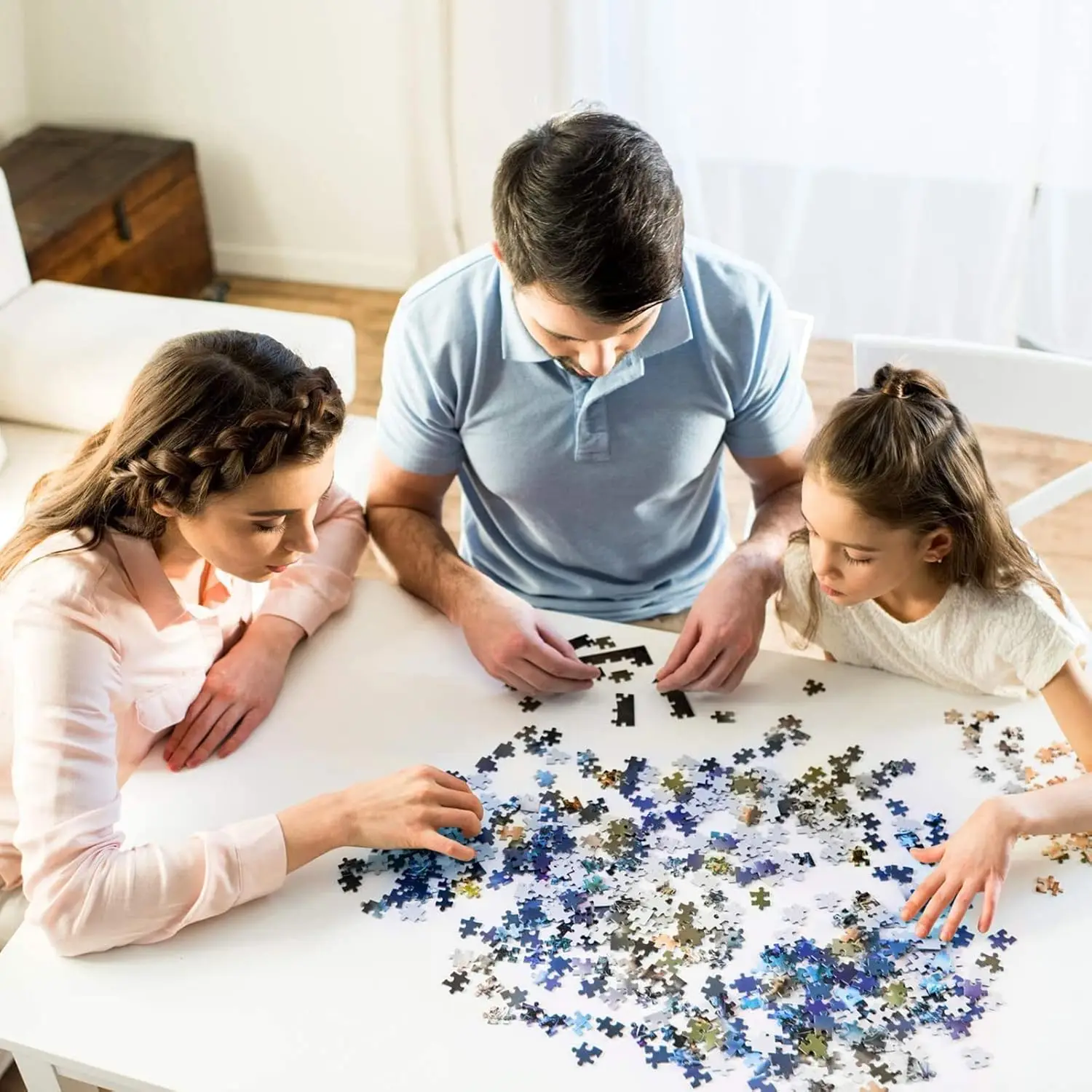 Vibrant Garden Birds & Flowers Jigsaw Puzzle – 500/1000/1200/2000Pcs, 38x52cm to 70x100cm,Paper Art for Adults & Kids Home Decor