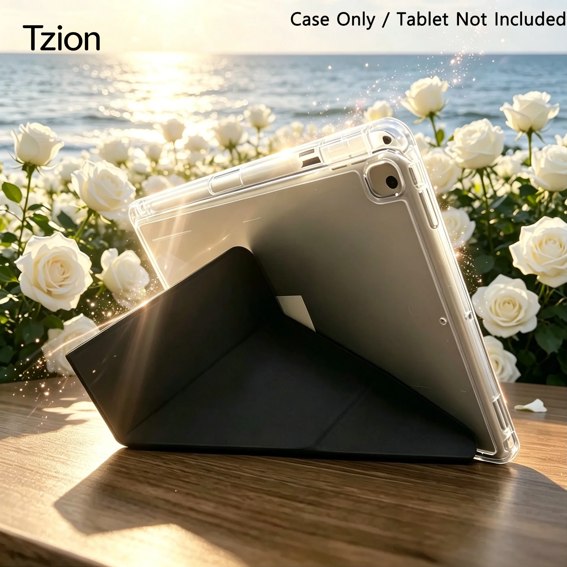 3+Y Fold iPad Flip Case, Compatible with iPad 10th/11th Gen 2025, iPad 7/8/9 Gen 10.2 Inch, iPad Air 4/5/6/7 11 Inch, iPad Air 2
