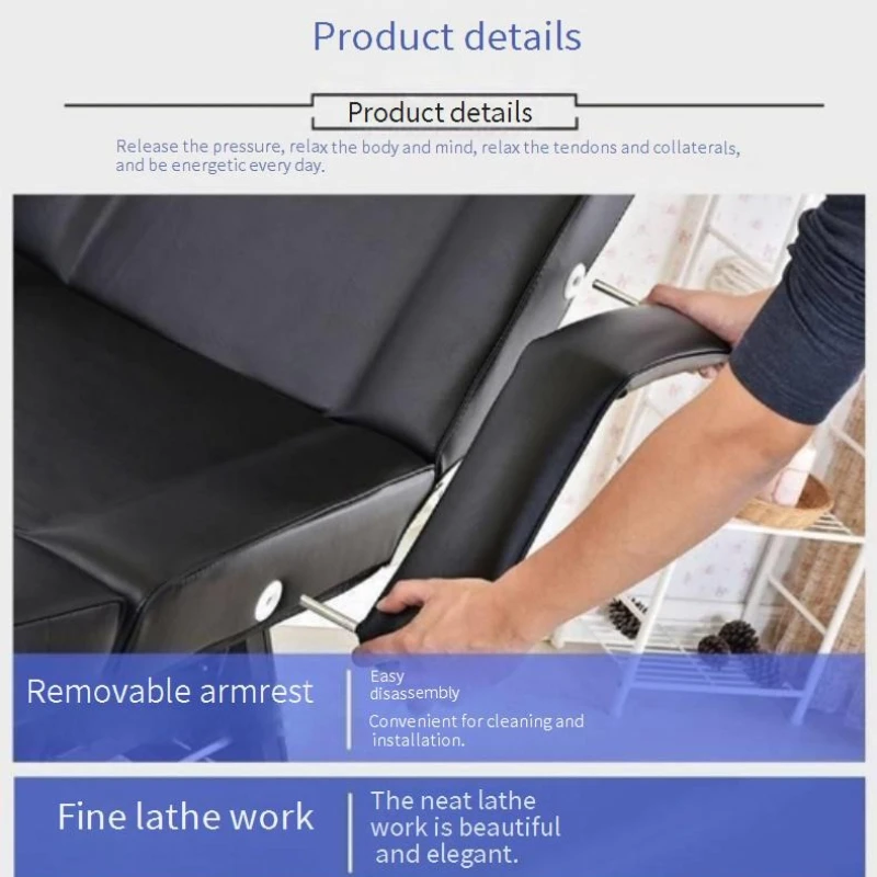 كرسي سرير تجميل متعدد الوظائف قابل للطي لتدليك الصالون وطاولة سبا وشم Microblading مع تصميم مزدوج الاستخدام