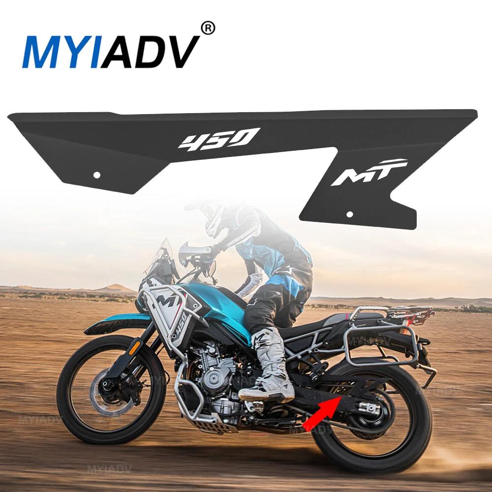 

For CFMOTO 450MT 450 MT 450 MT450 2024 2025 Motorcycle Rear Wheel Chain Protector Cover Chain Gear Guard Protection Accessories