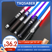 TXQSABER NEO PIXEL Lightsaber RGB Stars kids Laser Combat Heavy Dueling Jedi Saber Sword Blaster Luminous Toy Laser Cosplay