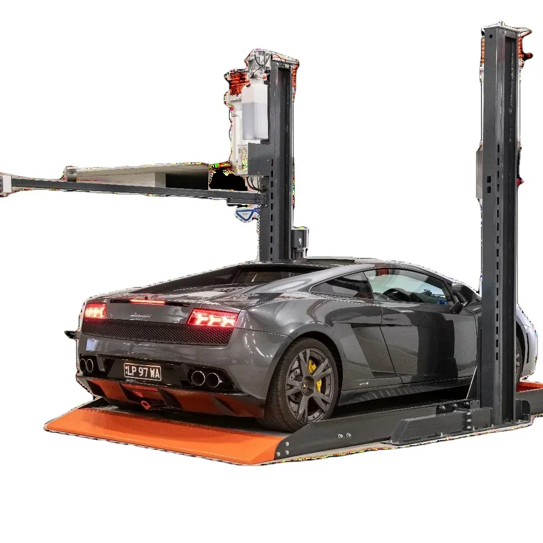 2 Cars Automotive Garage Lift Equipment Hydraulic Car Lifter