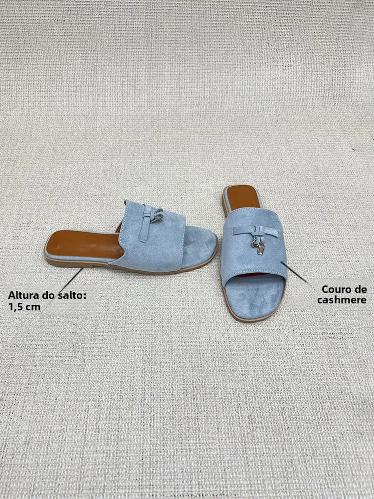 sheepskin-summer-outdoor-comfortable-soft-bottom-flat-sandals-women's-pendant-slip-on-beach-holiday-sandals-breathable-casual