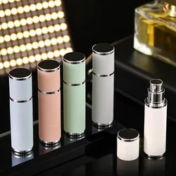 5ml Leather Refillable Perfume Bottle with Spray Scent Pump Portable Travel Empty Cosmetic Containers Mini Spray Atomizer Bottle