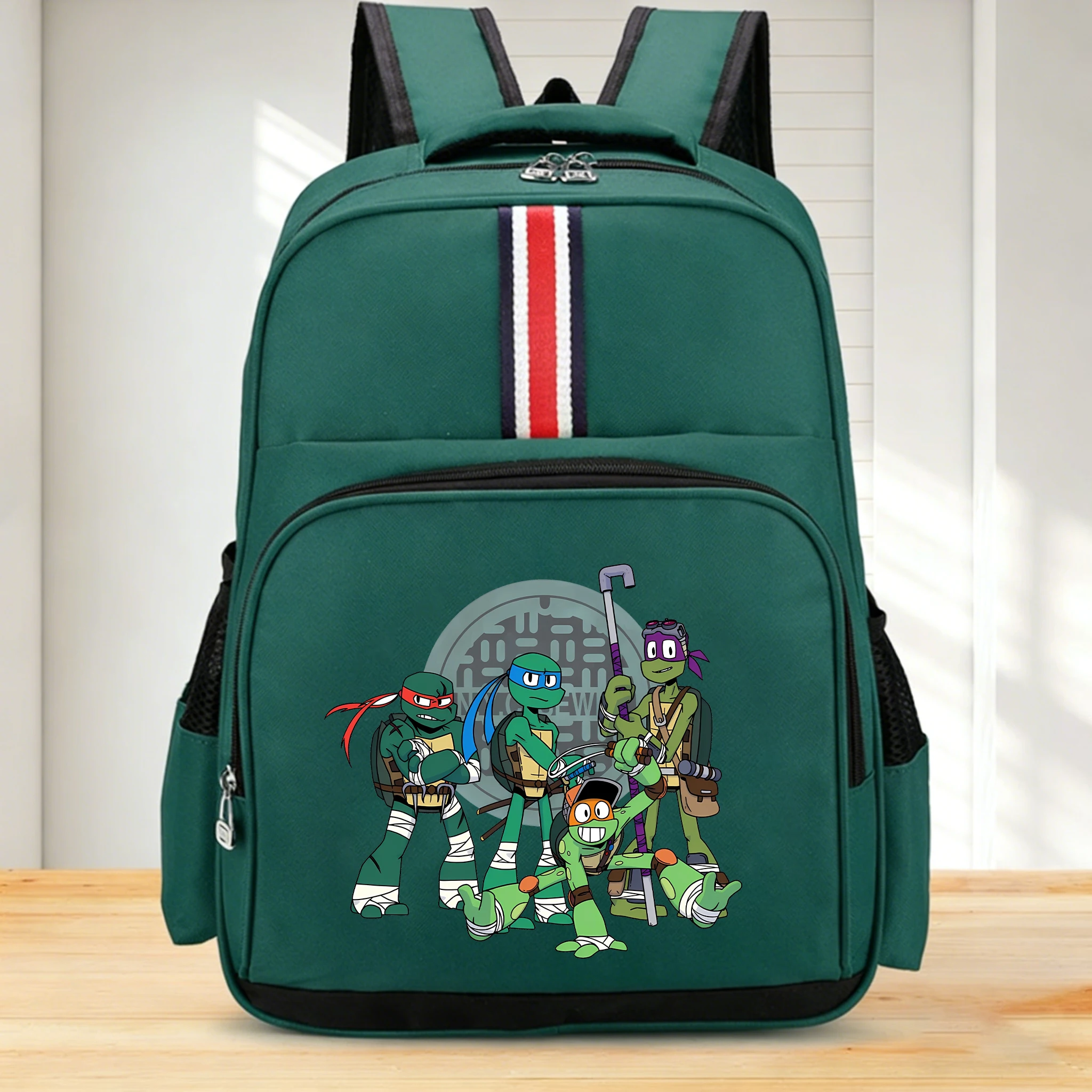 

Cute TMNT Mutants Rucksack Cute Game Printing Boys Student Back To School School Bag Backpack School Supplies Anime Cartoon Gift