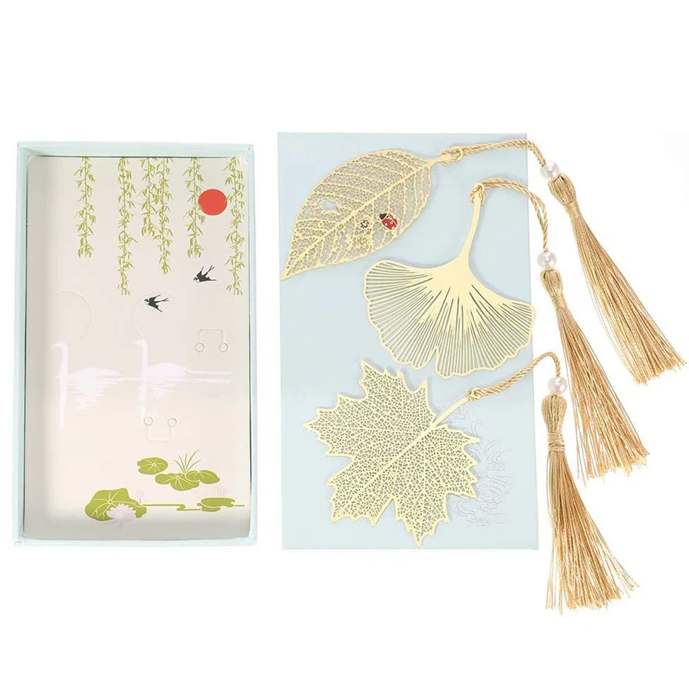 3 шт., милые металлические закладки в стиле ретро для книг для женщин и детей