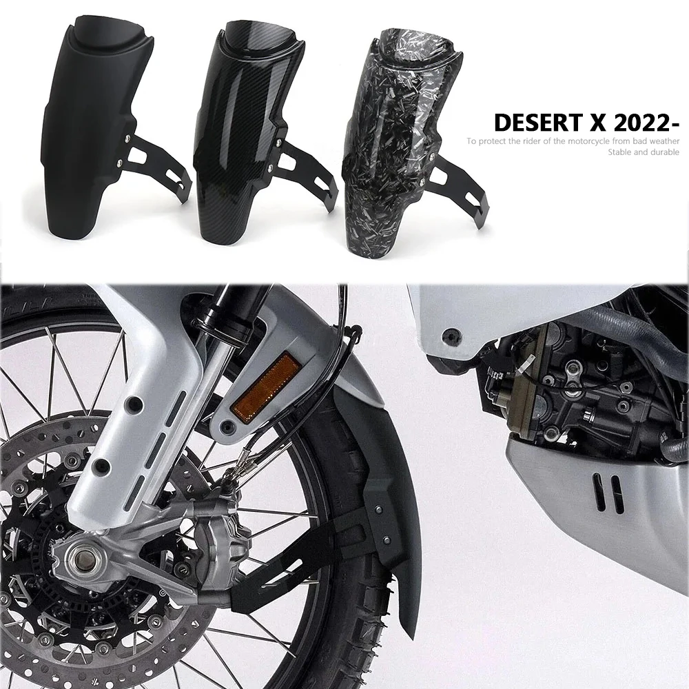 

For Ducati DesertX Desert X 2022 2023 Motorcycle Front Fender Mudguard Extender Splash Guard Extension Pad Cover Accessories