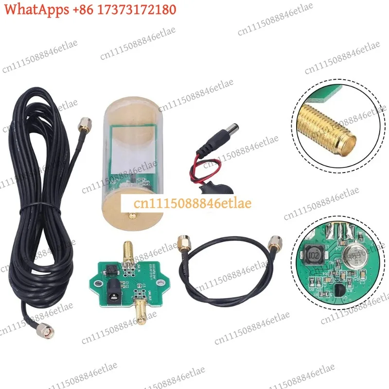 k03 Mini Telescopic Antenna for RTL-SDR Receiver, Active Shortwave Module 100kHz-30MHz 9V-15V