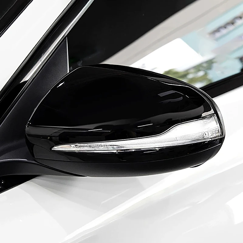 

Наклейки на крышку бокового зеркала заднего вида для Mercedes Benz C E Class W205 W213 GLC X253 LHD, автомобильные аксессуары, отделка