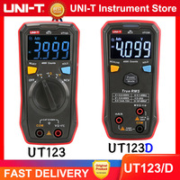 UNI-T UT123 UT123D Digital Multimeter AC DC Voltage Resistance Temperature Tester NCV Continuity Test Color Screen Multitester