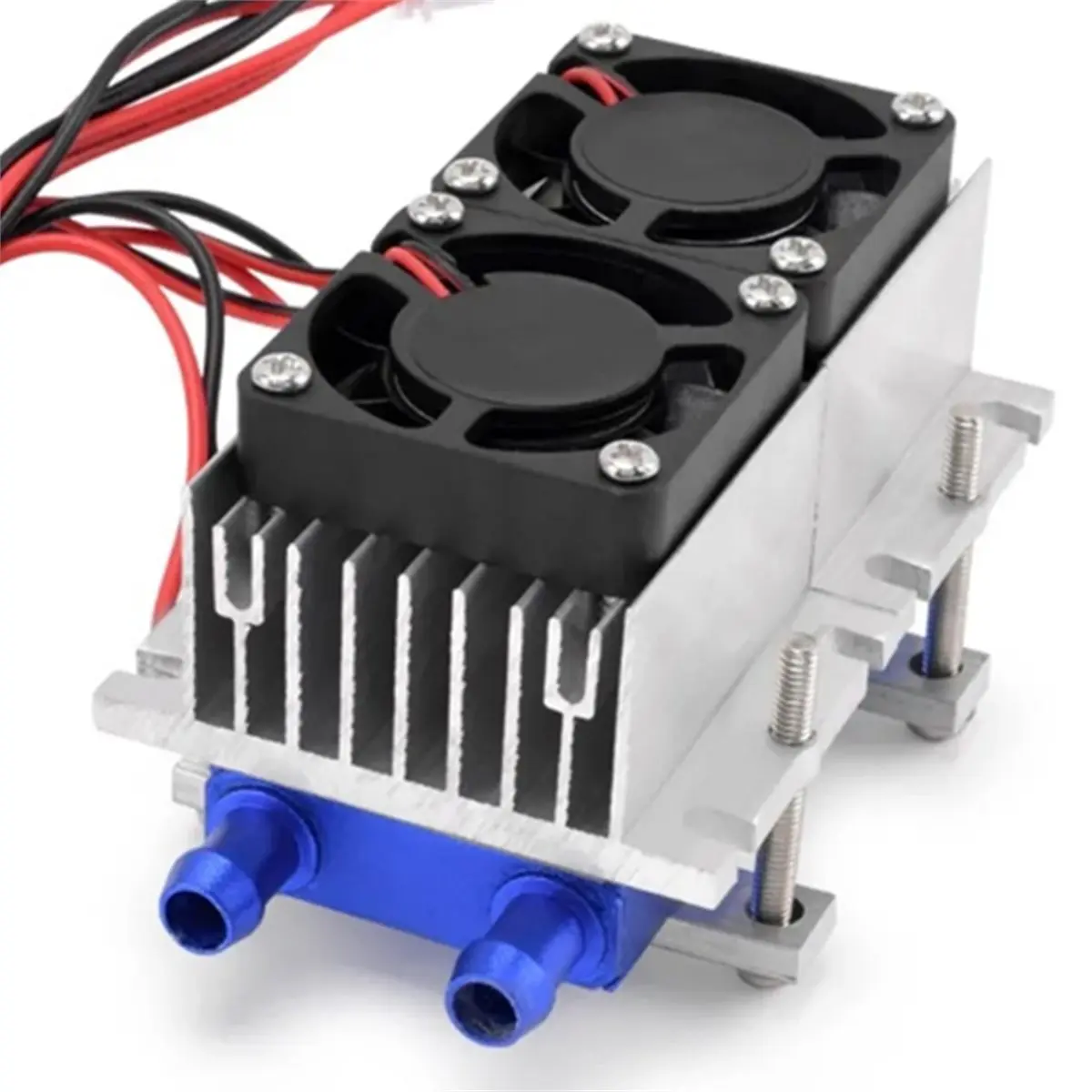 Peltier Cooler Semiconductor Refrigeration Cooling System Thermoelectric Air Conditioner Fan Heatsink Heat Sink
