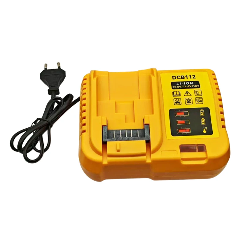 Power Tool Parts DCB112 For Dewalt 10.8V 12V 14.4V 18V 20V DCB206 DCB203 DCB120 Lithium Battery Charger DCB107 DCB115 DCB105 image 5