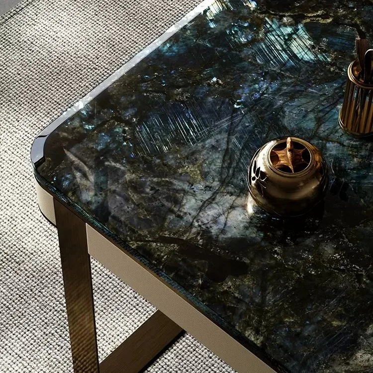 Light luxury marble coffee table Modern office Reception room Tea table