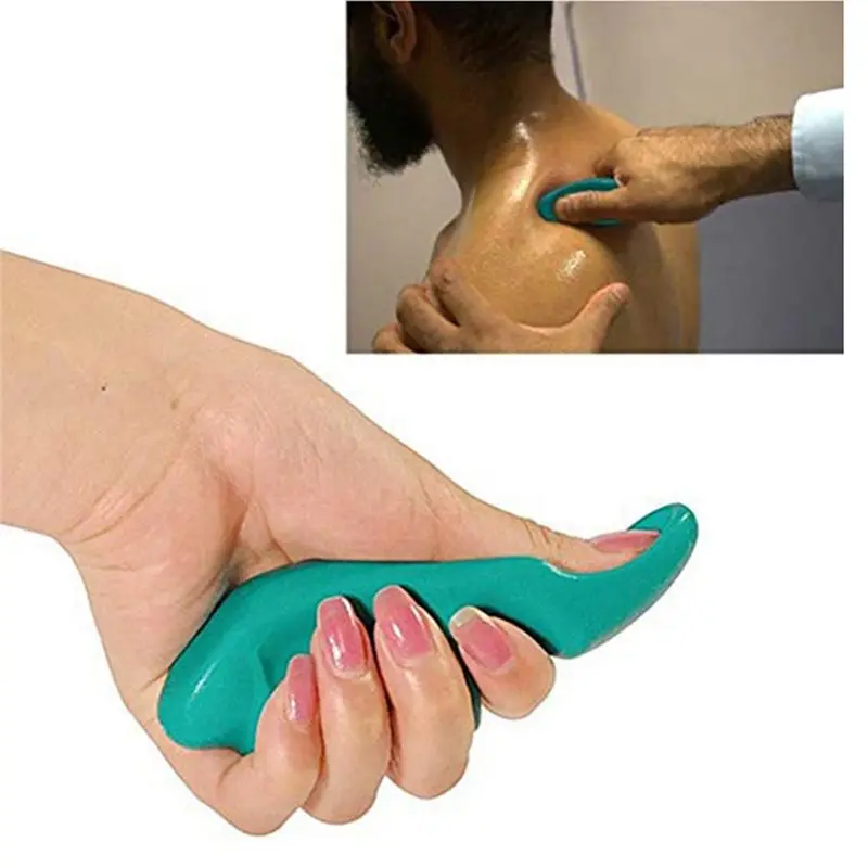 AB68 For Back Neck Shoulder Pain Relief Manual Deep Tissue Massage Tool- T-Shape Acupuncture Point Massagers(2 Pieces) Acupoint
