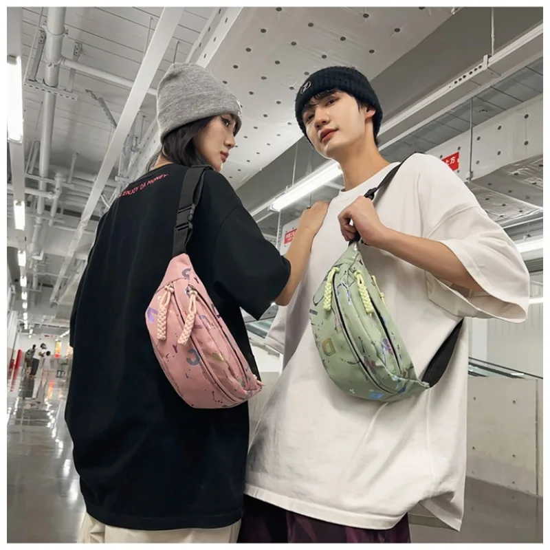 New Fashion Messenger Bag Chest Bag Large Capacity Fanny Pack Sports Outdoor Bag Hiking Bag Cycling Fanny Pack for Men and Women