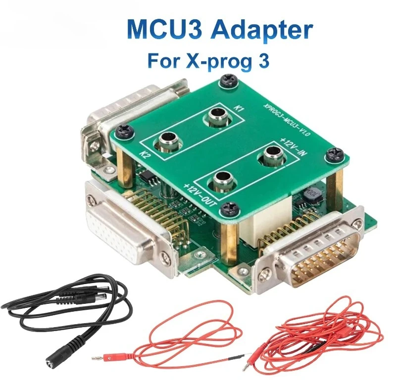 MCU3 Adapter for X431 X-PROG3 IMMO Programmer MCU 3 Adapter Board Kit for Mercedes All Keys Lost and ECU TCU Reading