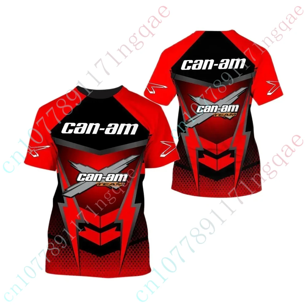 

Can-am Oversized T-shirt Harajuku Short Sleeve Top Anime T Shirt For Men Women Unisex Clothing Casual T-shirts Custom Logo