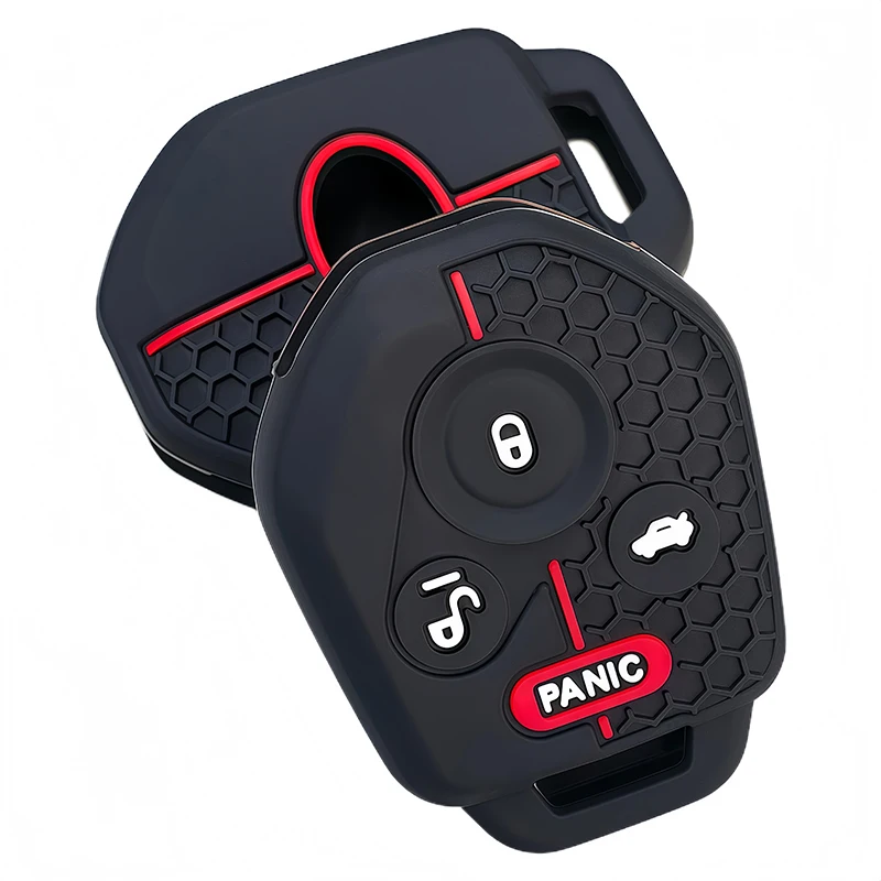 New 4 Buttons Car Remote Key Cover Shell Fob Skin Jacket Fit for Subaru Legacy Tribeca Impreza Forester Xv Protect Key bag