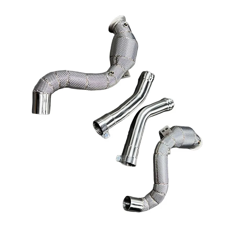 

OEM Performance Downpipes for E63 W213 4.0T 2016-2023 Stainless Steel 100/200/300 Cell Downspouts Exhaust