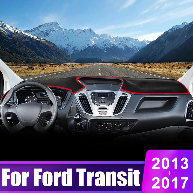 

For Ford Transit 2013 2014 2015 2016 2017 Car Dashboard Cover Sun Shade Avoid Light Mat Instrument Panel Pad Accessories