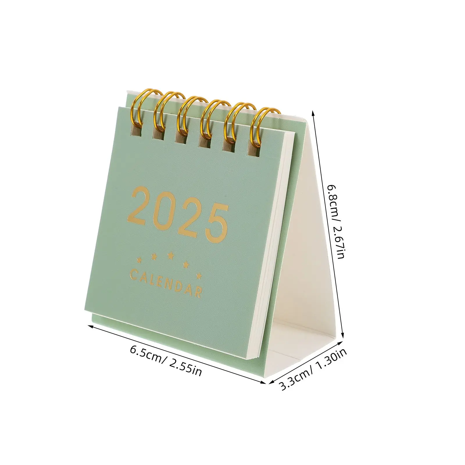 Simple Desk Calendar Decor Small and Fresh Adorable Mini Calendars Green Classroom for