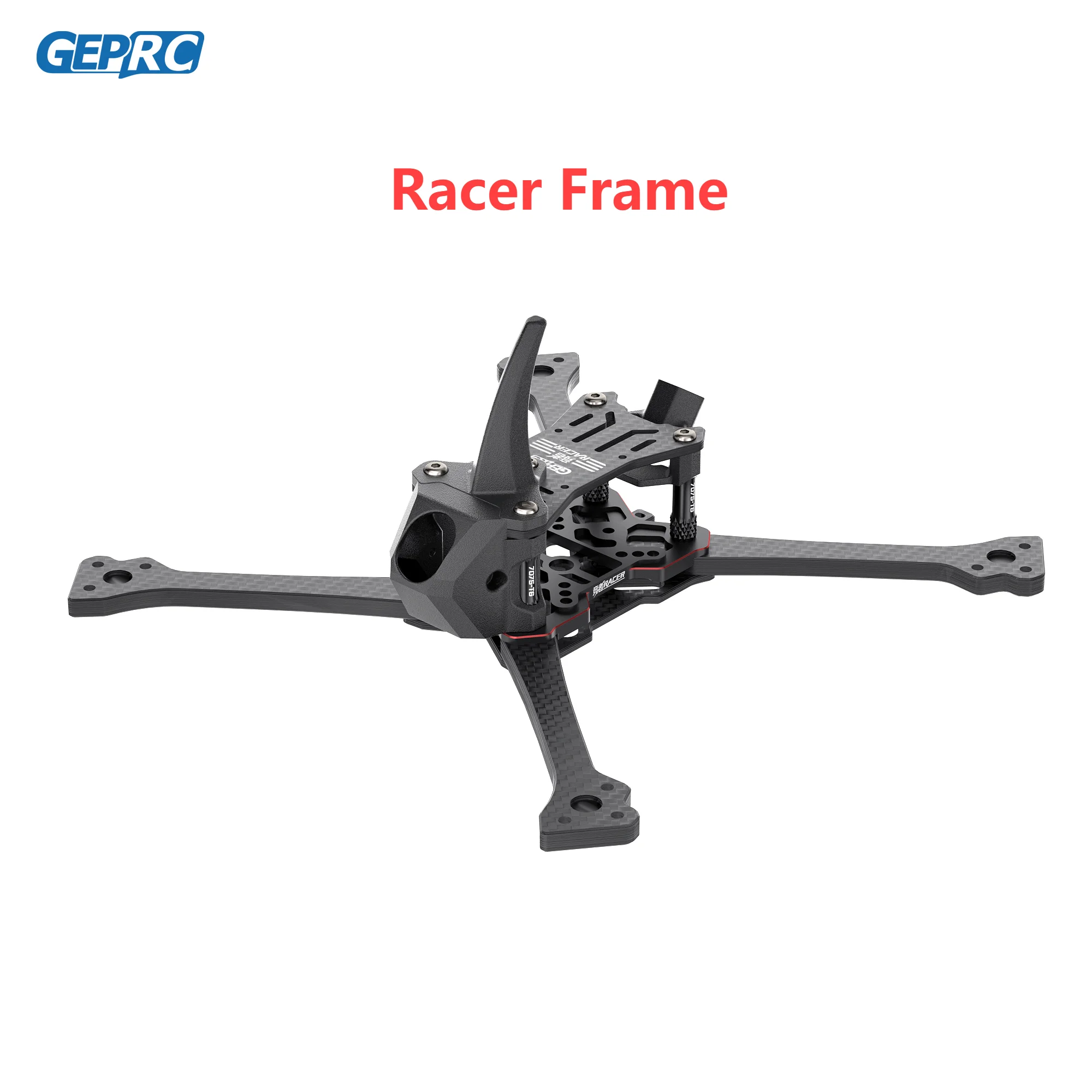 GEPRC Racer Frame Parts Racing Frame 3D Shark Fin 7075 Aviation Aluminum Alloy Splint FPV Quadcopter DIY RC for Drone