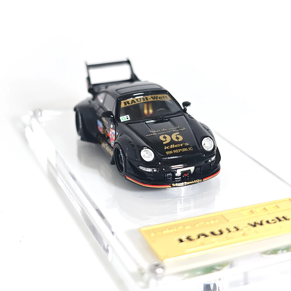 

IG 164 RWB993 Gold Label Black & Gold Resin High-End Resin Car Model Collectible Gift