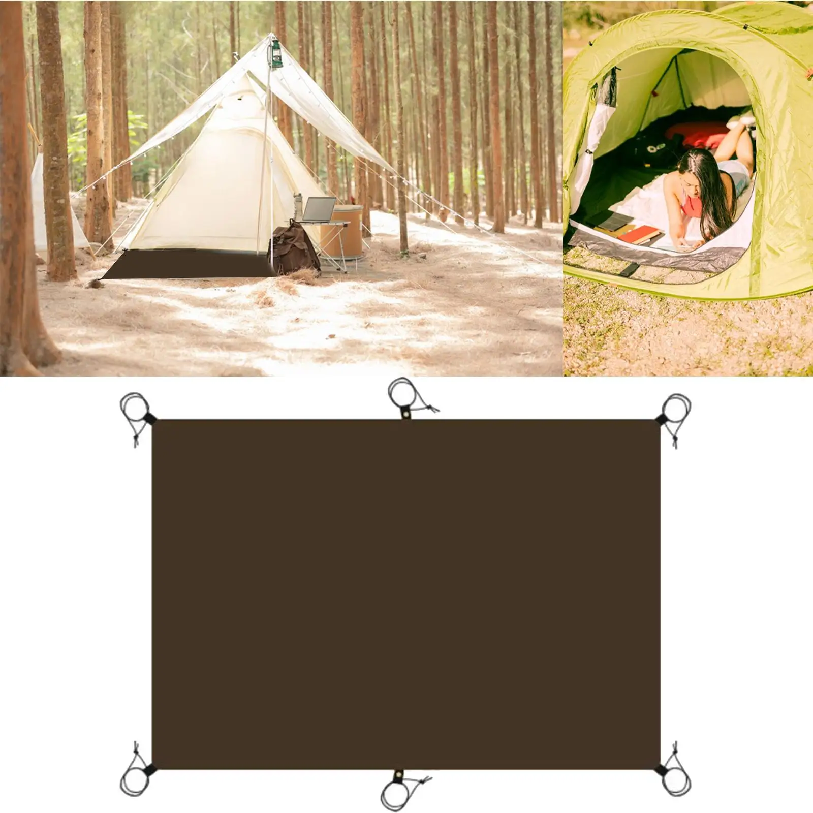 Picnic Blanket Beach Mat Versatile Compact Picnic Mat Camping Blanket Tarp for Camping Music Festival Sporting Events Hiking