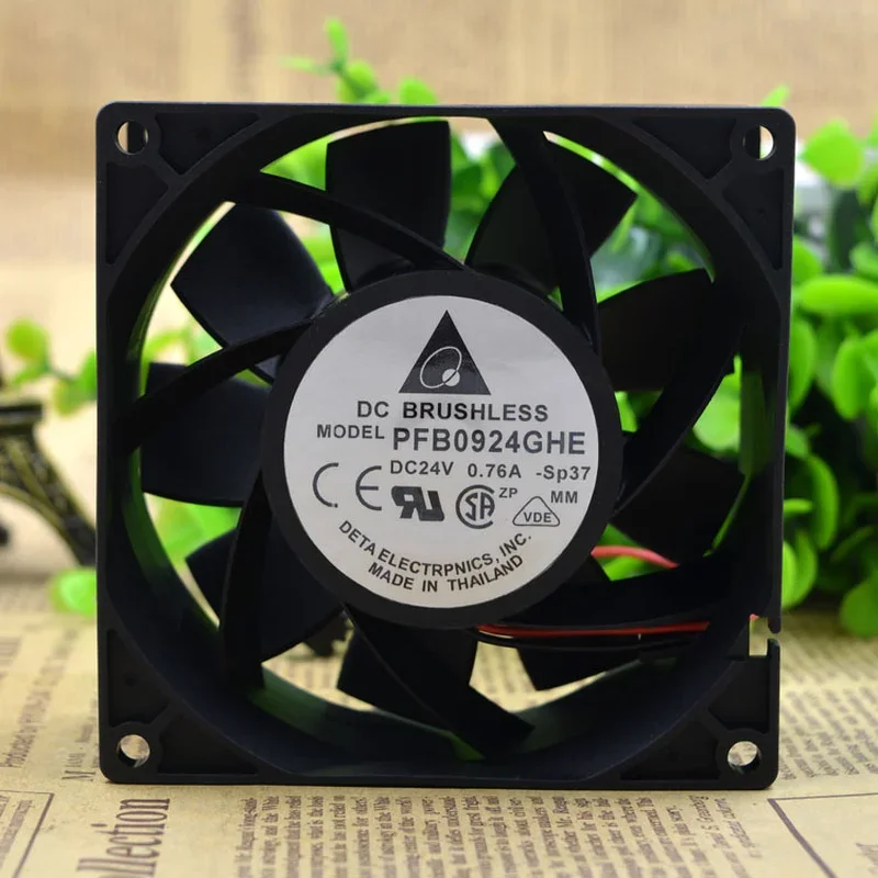 Новый вентилятор для Delta PFB0924GHE 24 В 0.76A ABB ACS510 550, инверторный вентилятор 9238, 9 см вентилятор 90 × 90 × 38 мм