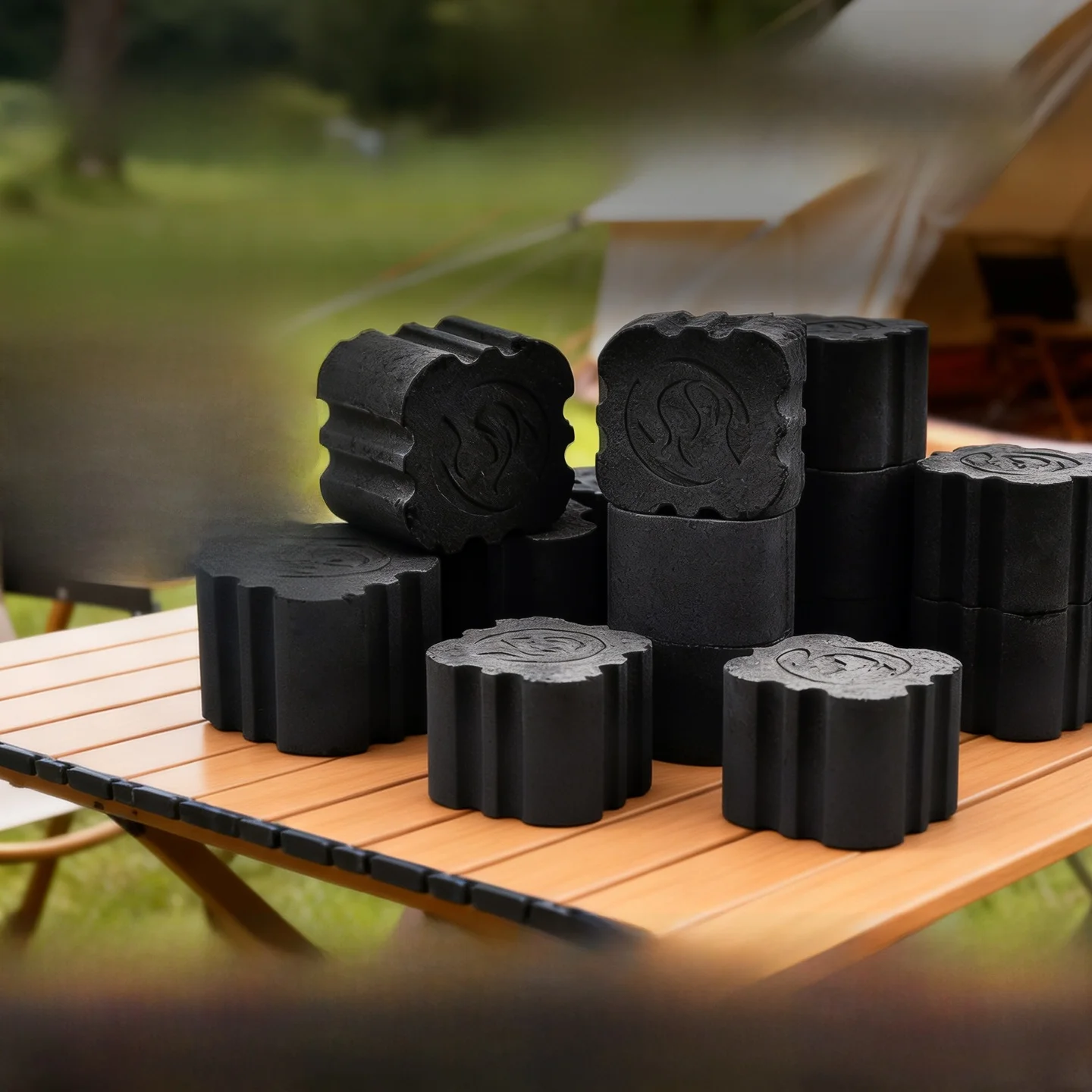 Quick Igniting Wood Charcoal BBQ Carbon for Outdoor Camping Cooking Tea Boiling Eco Friendly Barbecue Grill Stove Home Use
