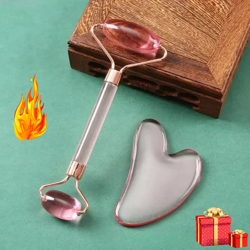 

Массажная доска Гуа Ша для лица Розовый Гуаша Набор пластин Нефритовый массажер для лица Скребки Инструменты для лица, шеи, спины, тела